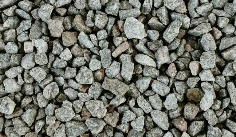 Close-up of small gray gravel used as aquarium substrate